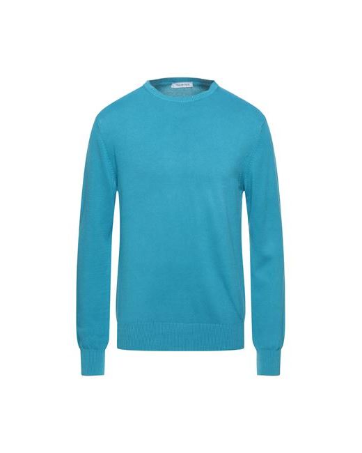 Tailor Club Man Sweater Azure Cotton