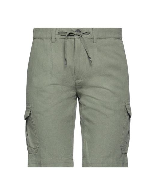 Yes Zee By Essenza Man Shorts Bermuda Military Linen Cotton