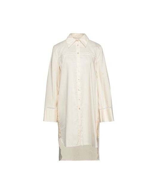 Arjé Short dress Ivory Cotton Silk
