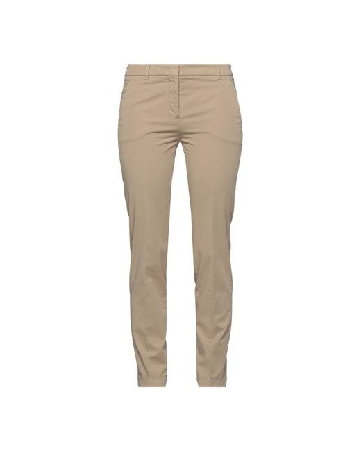 Slowear Pants Light brown Cotton Elastane