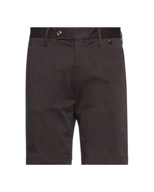 Liu •Jo Man Shorts Bermuda Cocoa Cotton Elastane