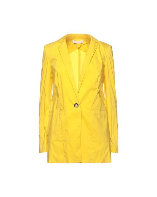 Liviana Conti Suit jacket Cotton Polyamide Elastane