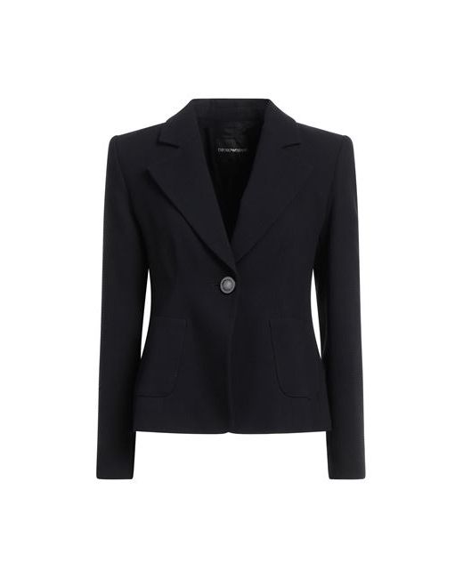 Emporio Armani Suit jacket Midnight Virgin Wool Polyamide Elastane