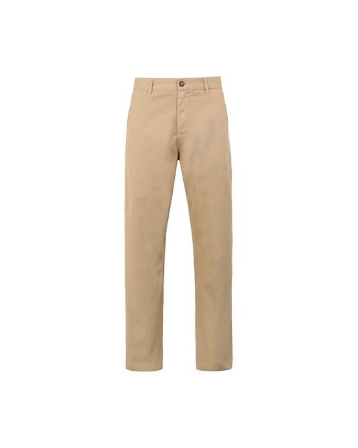 8 by YOOX Organic Cotton Loose-fit Pants Man Camel Elastane