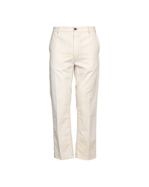 Lardini Man Pants Ivory Cotton