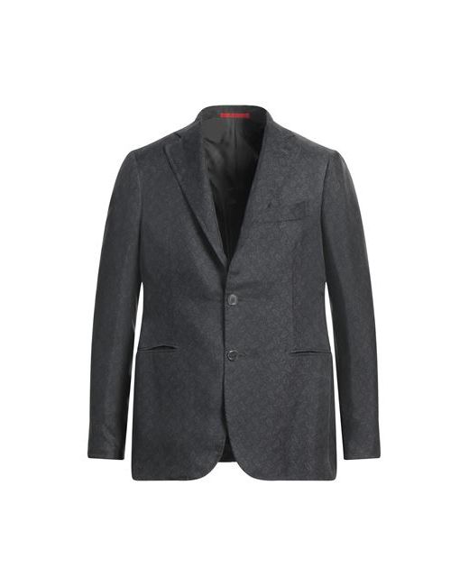 Isaia Man Suit jacket Steel Silk