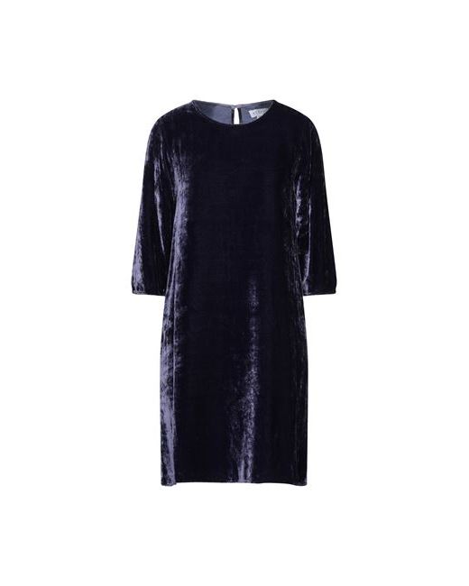 Velvet Short dress Dark Viscose Silk