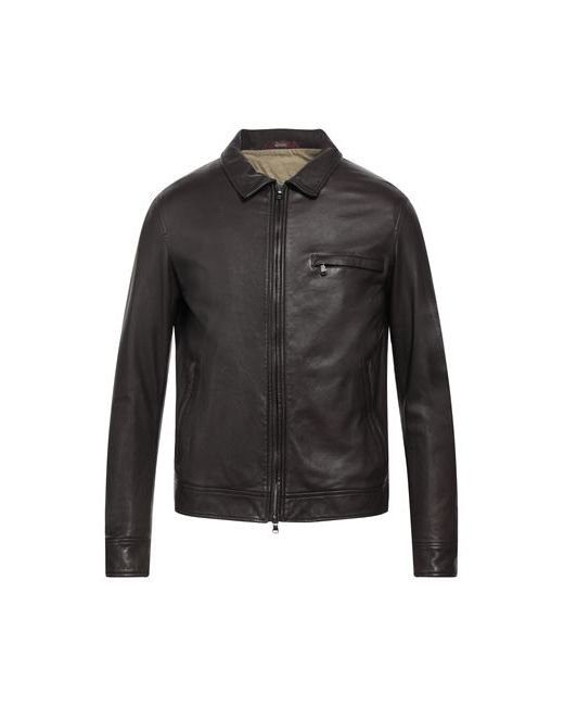 Stewart Man Jacket Dark Soft Leather