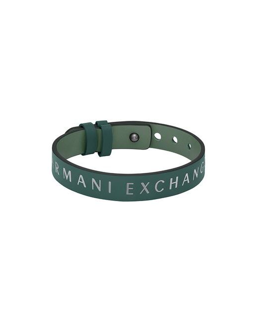 Armani Exchange Man Bracelet Soft Leather Steel alloy