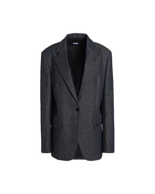 KARL LAGERFELD x AMBER VALLETTA Suit jacket Midnight Organic cotton Elastane