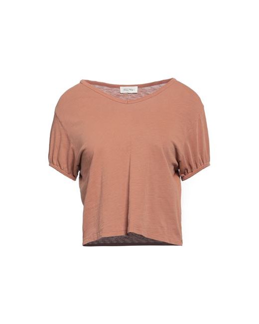 American Vintage T-shirt Light brown Cotton