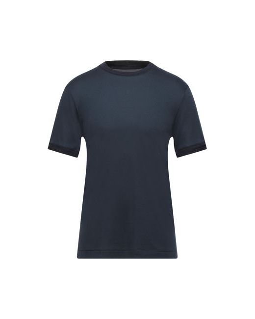 Giorgio Armani Man T-shirt Midnight Viscose Silk Cotton Polyamide Elastane