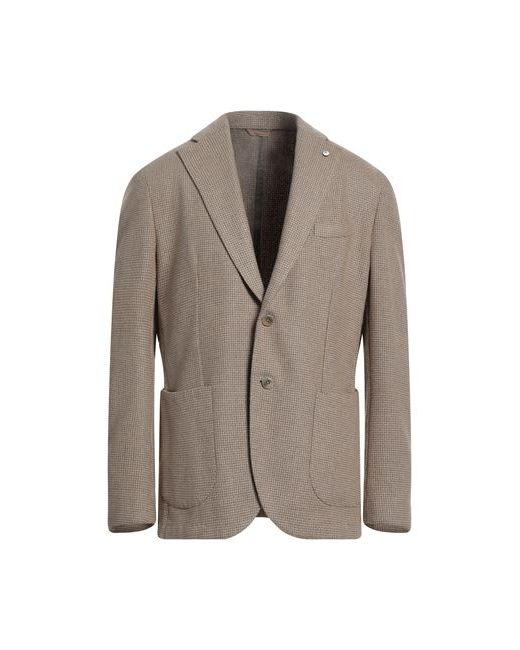 L.B.M. 1911 L. b.m. 1911 Man Suit jacket Camel Wool Polyester