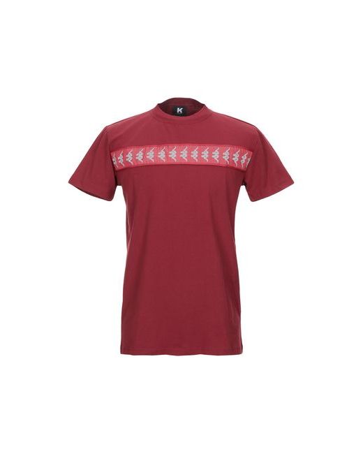Kappa Kontroll Kontroll Reflective Banda Man T-shirt Burgundy Cotton