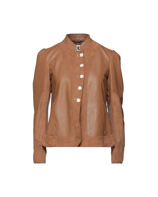 High Jacket Camel Soft Leather