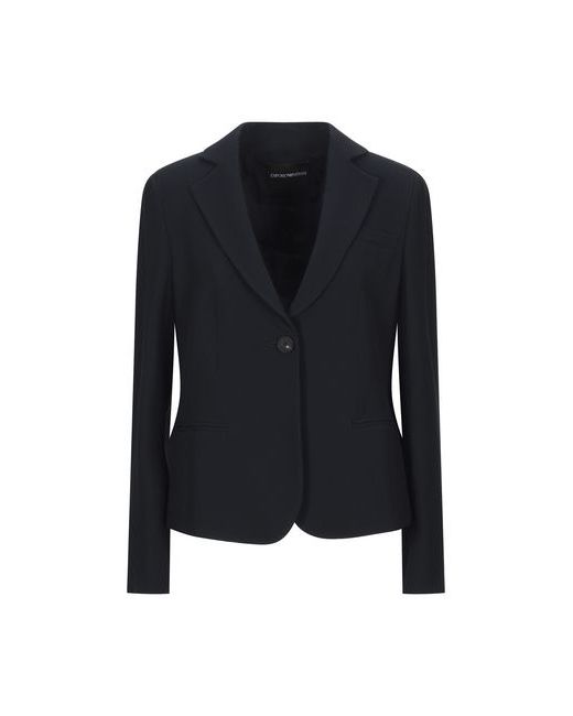 Emporio Armani Suit jacket Midnight Viscose Virgin Wool Elastane