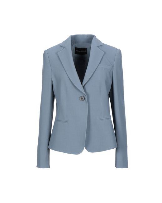 Emporio Armani Suit jacket Slate Viscose Virgin Wool Elastane
