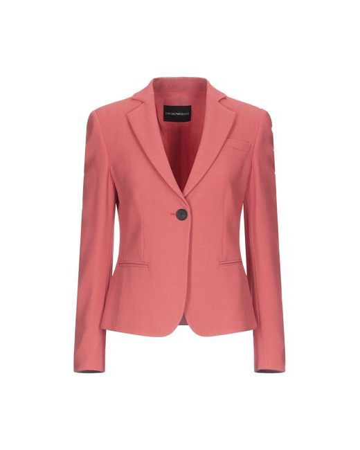 Emporio Armani Suit jacket Coral Viscose Virgin Wool Elastane