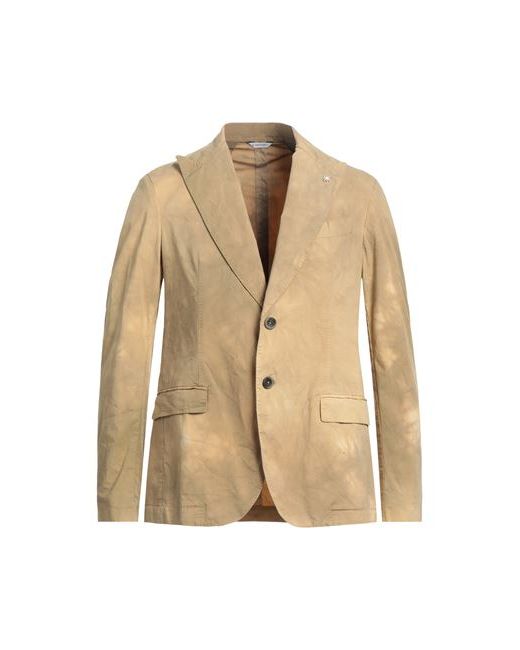 Manuel Ritz Man Suit jacket Sand Cotton Elastane