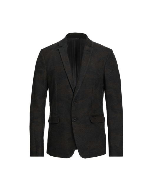 Patrizia Pepe Man Suit jacket Steel Cotton Polyester Viscose Elastane