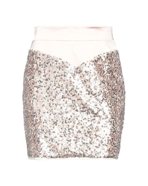 Jijil Mini skirt Blush Polyester Cotton Elastane