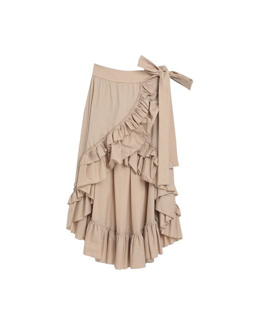 Jijil Mini skirt Sand Cotton Elastane