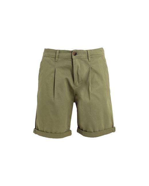 Selected Homme Man Shorts Bermuda Military Cotton Organic cotton Recycled Elastane