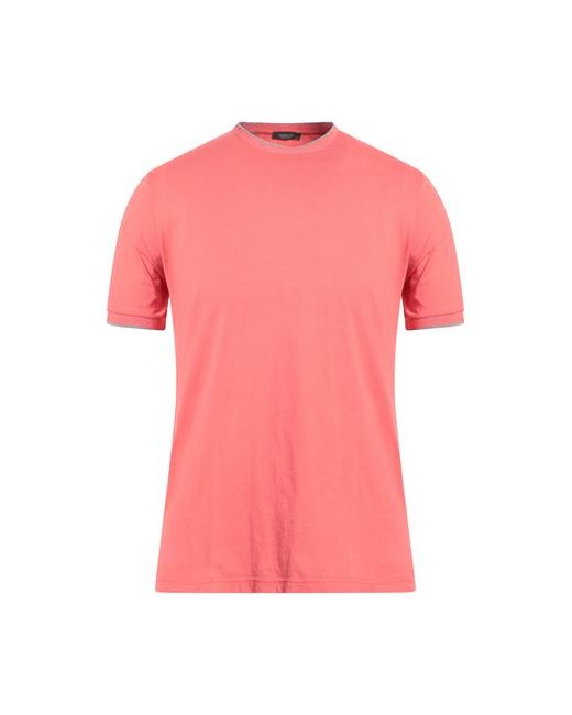 Rossopuro Man T-shirt Coral Cotton