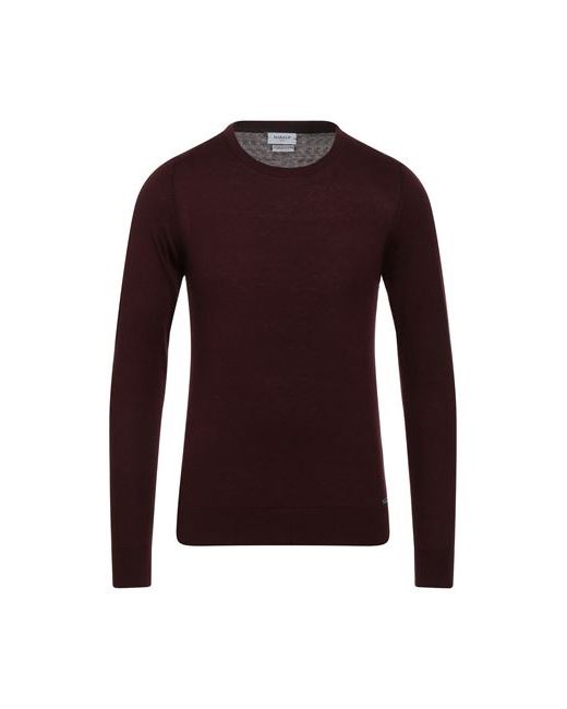 Markup Man Sweater Burgundy Cotton Silk Cashmere