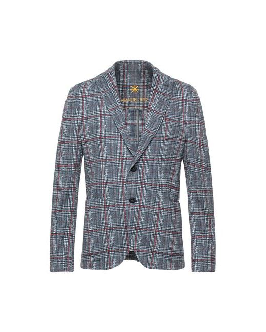 Manuel Ritz Man Suit jacket Midnight Cotton Elastane