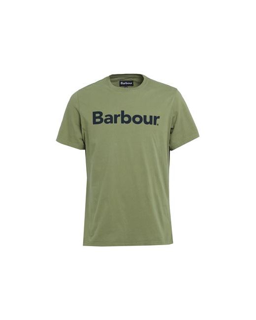 Barbour Logo Tee Man T-shirt Military Cotton
