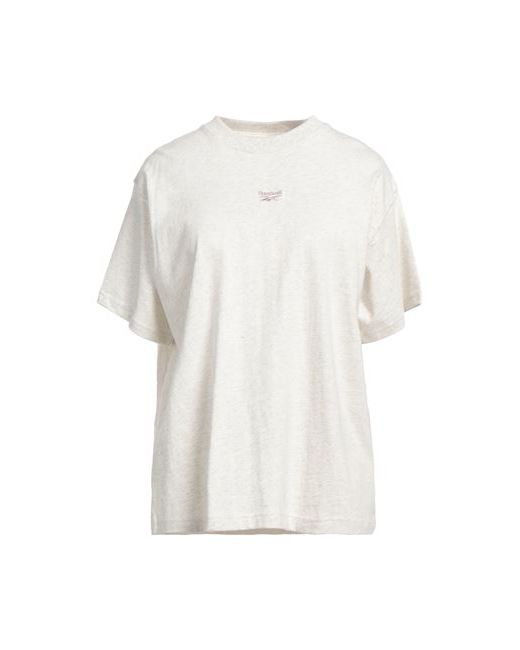 Reebok T-shirt Ivory Cotton Elastane