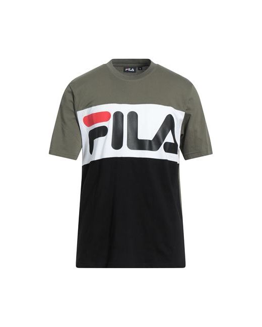 Fila Man T-shirt Military Cotton