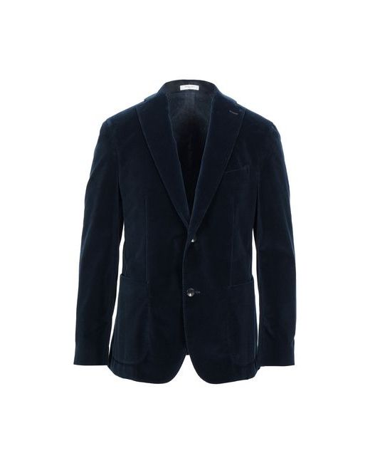 Boglioli Man Suit jacket Midnight Cotton Elastane