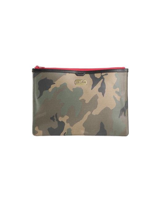 Zadig & Voltaire Man Handbag Military Soft Leather Textile fibers