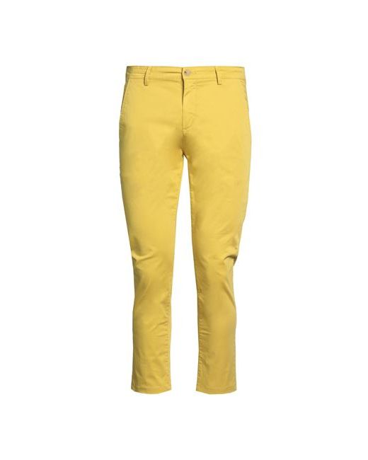 Yan Simmon Man Pants Mustard Cotton Elastane