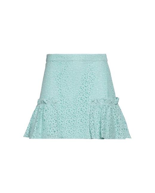 Amen Mini skirt Turquoise Cotton Polyamide