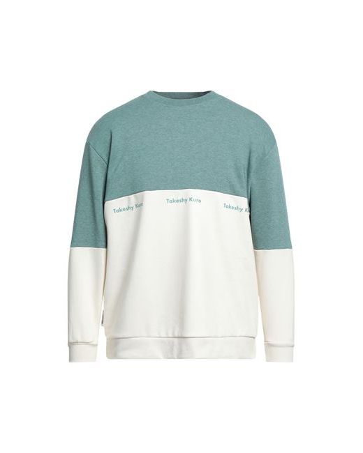 Takeshy Kurosawa Man Sweatshirt Emerald Cotton Polyester