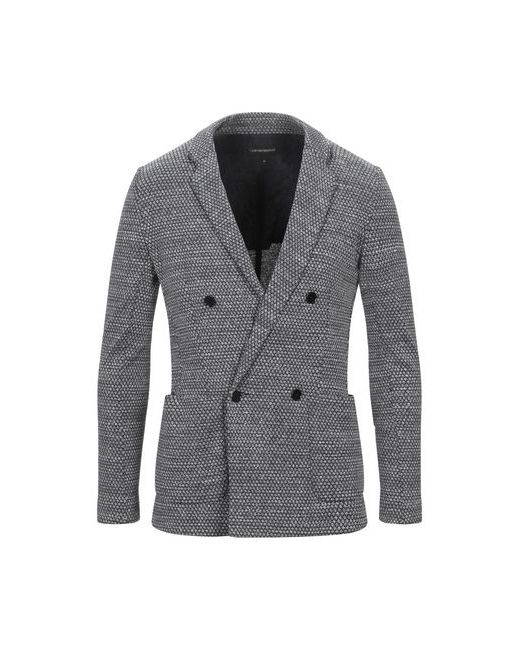 Emporio Armani Man Suit jacket Midnight Cotton Linen Polyamide