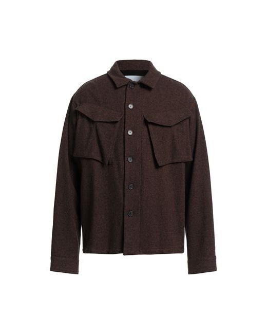 Kenzo Man Shirt Dark Wool Polyamide Elastane