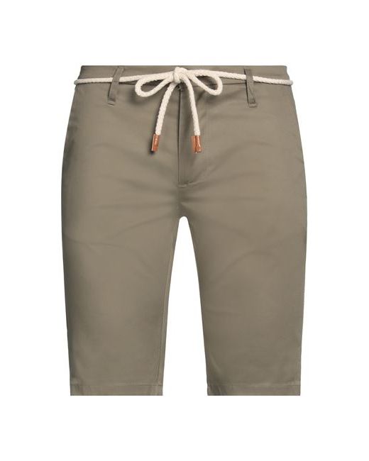 Imperial Man Shorts Bermuda Khaki Cotton Elastane
