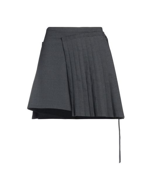 N.21 Mini skirt Lead Polyester Wool Elastane