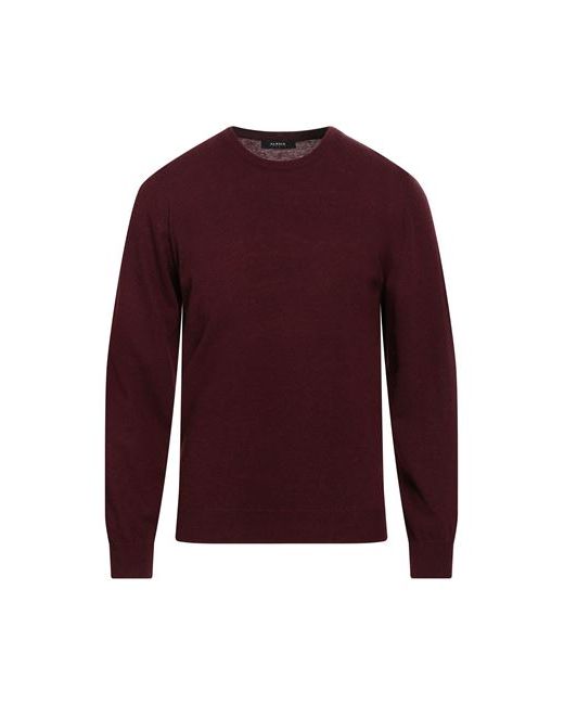 Alpha Studio Man Sweater Burgundy Viscose Nylon Wool Cashmere
