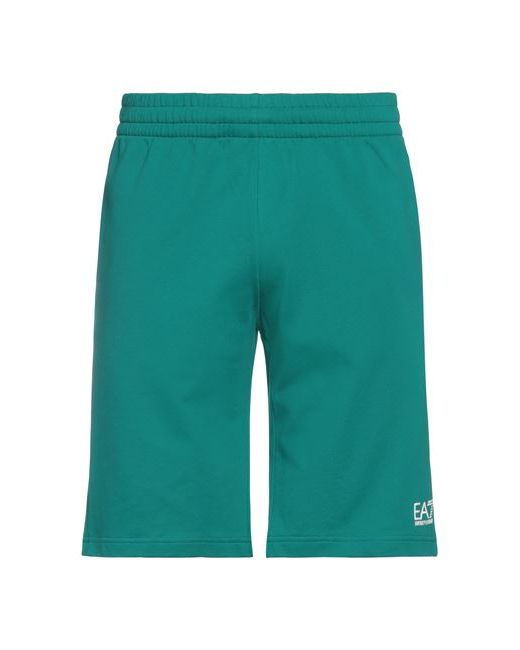 Ea7 Man Shorts Bermuda Emerald Cotton