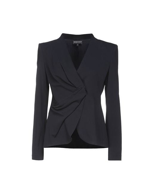 Emporio Armani Suit jacket Midnight Viscose Polyamide Elastane