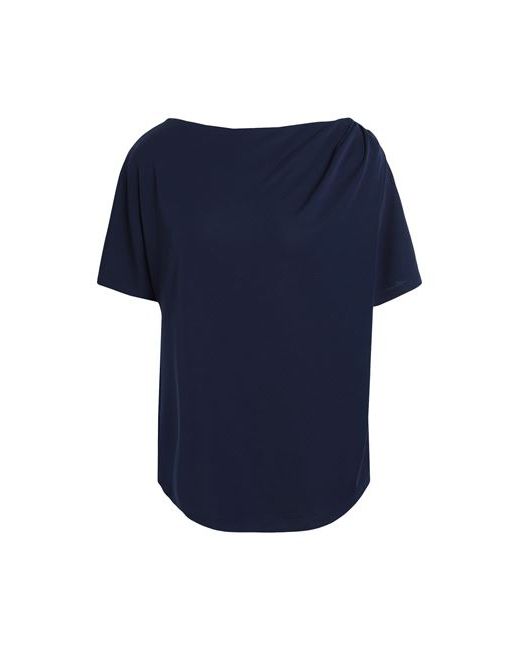 Lauren Ralph Lauren Pleated Stretch Jersey Tee T-shirt Polyester Elastane