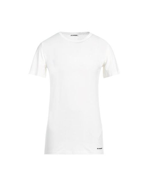 Jil Sander Man T-shirt Ivory Cotton