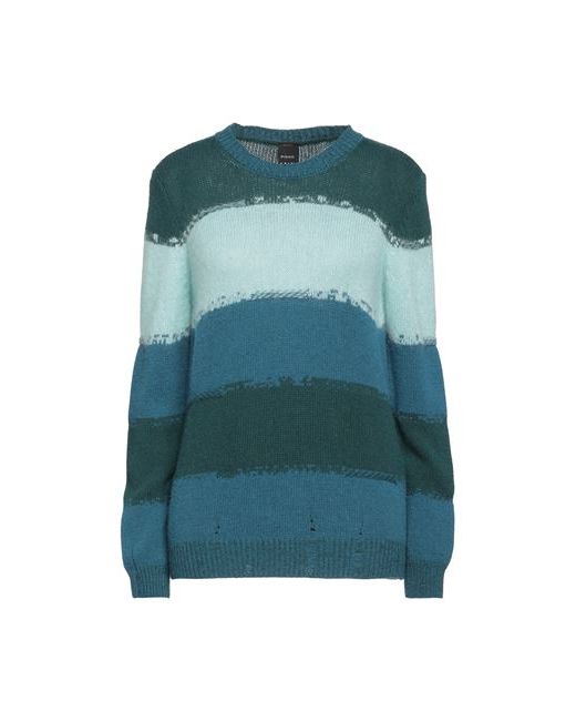 Pinko Sweater Turquoise Wool Viscose Polyamide Cashmere Mohair wool
