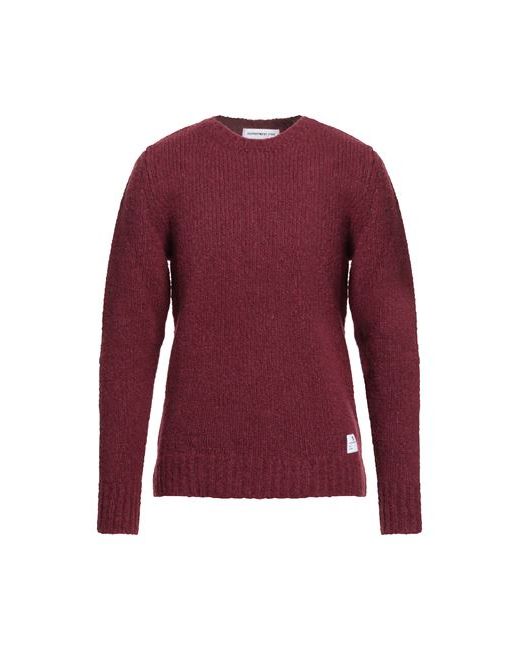Department 5 Man Sweater Burgundy Wool Cashmere Nylon