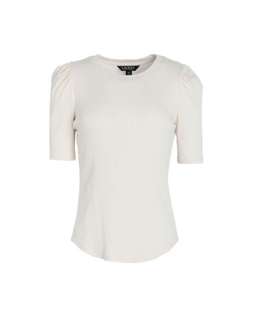 Lauren Ralph Lauren T-shirt Ivory Cotton Modal Elastane